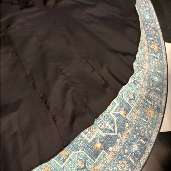 Free PeopleMidnight Magic Black Mini Skater Dress with Ruffle Detail - Picture 7 of 7